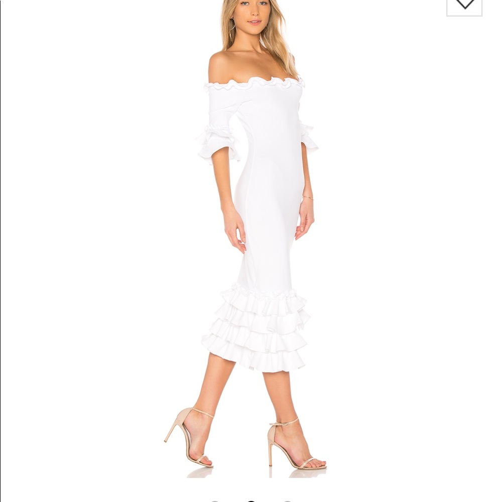 Donna Mizani Pishi Dress White XS